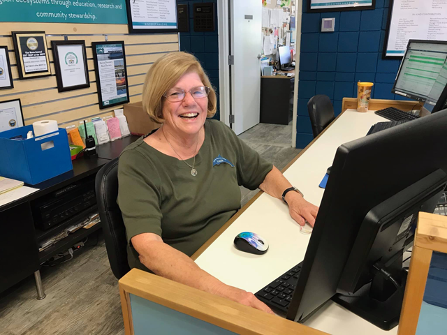 Linda works on Mondays at the MDC Welcome Desk