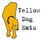 yellow dog eats LOL WEB LOGO